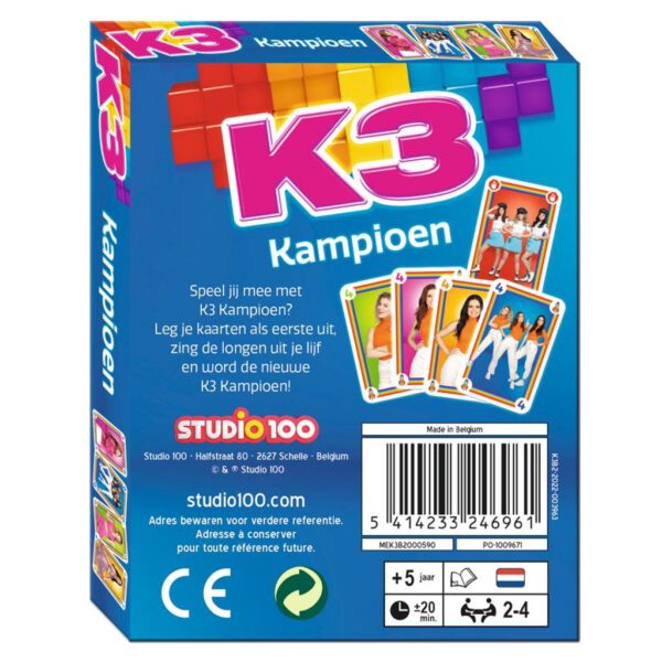 K3 Kaartspel Kampioen - Afbeelding 2