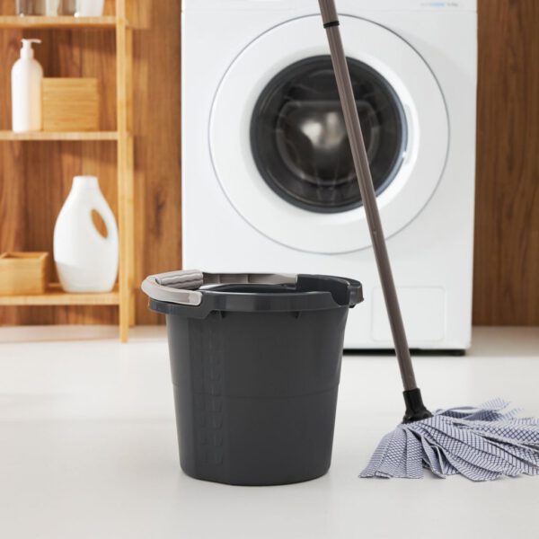 Rotho Daily Emmer met Schaalverdeling 10L Antraciet - Afbeelding 2