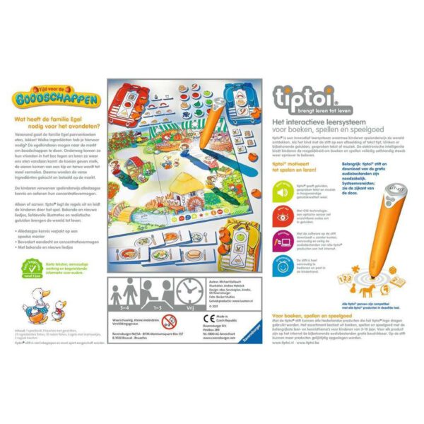 Tiptoi Spel Tijd Voor de Boodschappen 3+ - Afbeelding 2