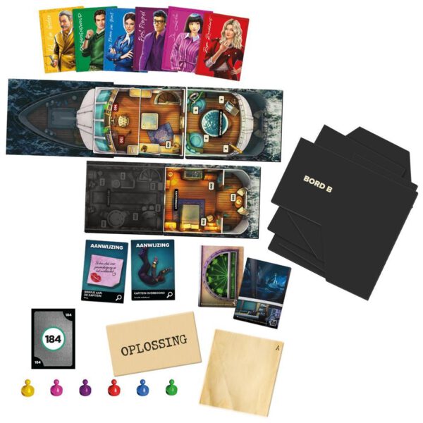 Hasbro Gaming Cluedo Sabotage op Zee - Afbeelding 3