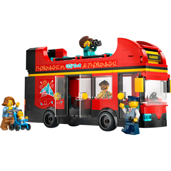 Lego 60407 City Great Vehicles Rode Dubbeldekker - Afbeelding 2