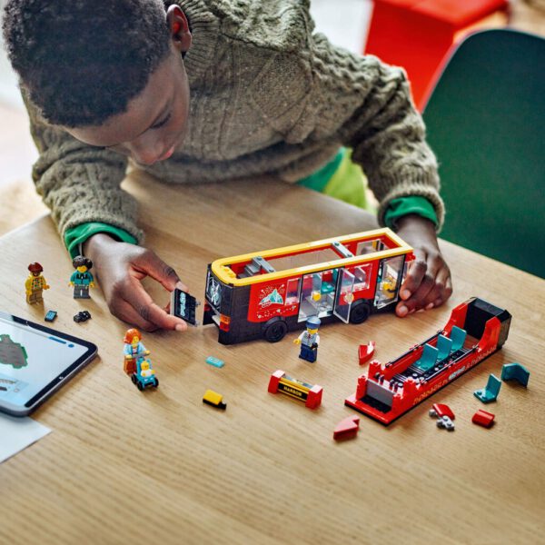 Lego 60407 City Great Vehicles Rode Dubbeldekker - Afbeelding 3