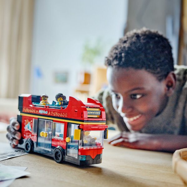 Lego 60407 City Great Vehicles Rode Dubbeldekker - Afbeelding 4
