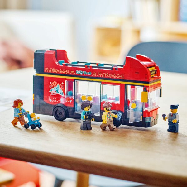Lego 60407 City Great Vehicles Rode Dubbeldekker - Afbeelding 5