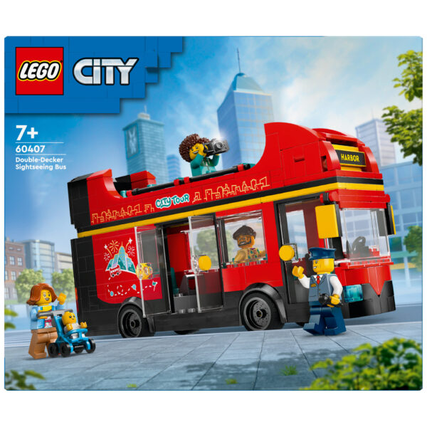 Lego 60407 City Great Vehicles Rode Dubbeldekker - Afbeelding 6