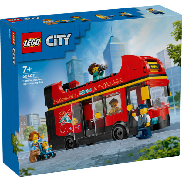 Lego 60407 City Great Vehicles Rode Dubbeldekker - Afbeelding 7