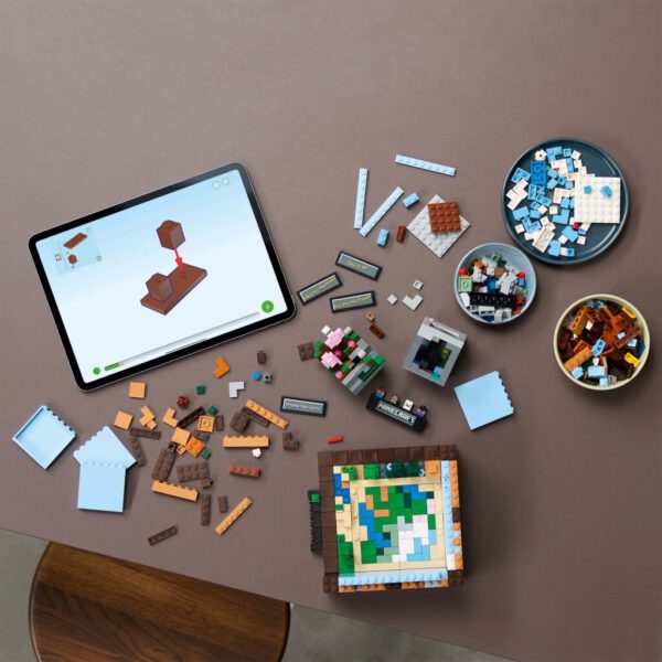 Lego Minecraft 21265 The Crafting Table - Afbeelding 4