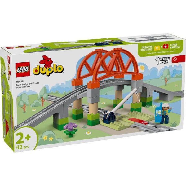 Lego Duplo 10426 Town Treinbrug en Rails Set - Afbeelding 3