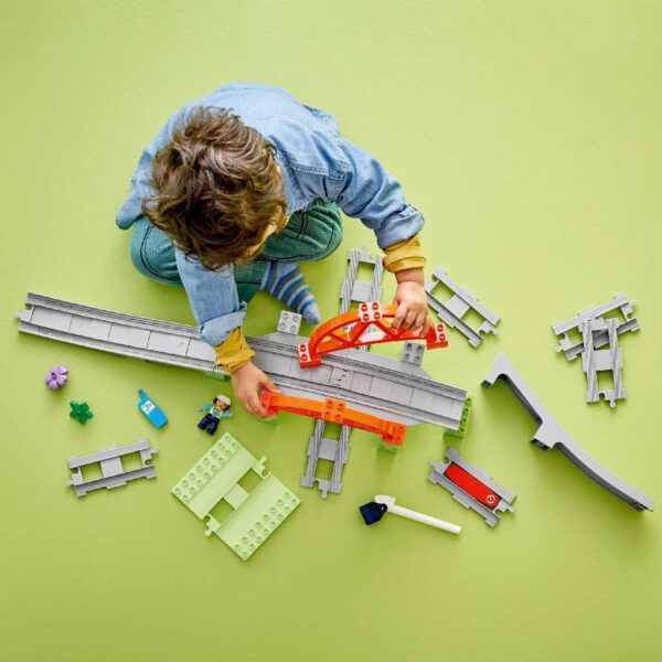 Lego Duplo 10426 Town Treinbrug en Rails Set - Afbeelding 4