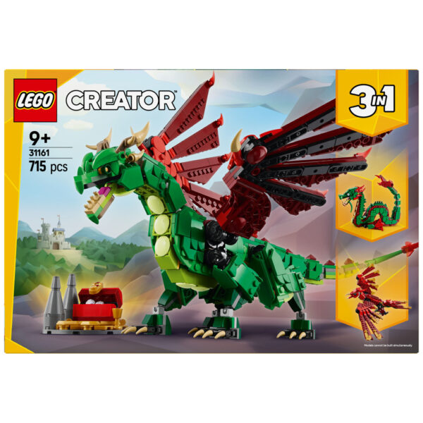 Lego Creator 31161 3in1 Middeleeuwse Draak - Afbeelding 6