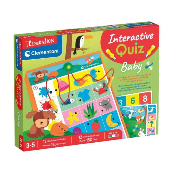 Clementoni Baby Interactive Quiz + Licht en Geluid - Afbeelding 4