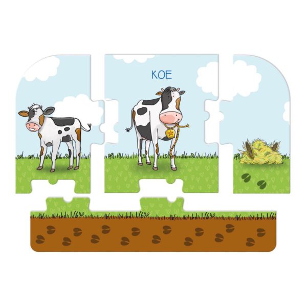 Clementoni Fien en Teun Op De Boerderij Puzzelspel - Afbeelding 5