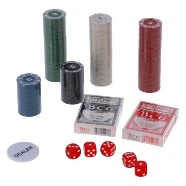 Pokerset in Koffer 200-delig Aluminium - Afbeelding 2