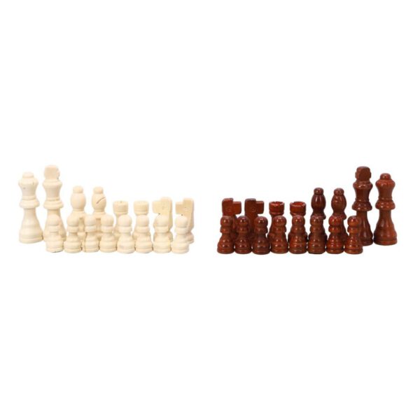 Houten Schaakstukken in Kistje 19x15.5 cm - Afbeelding 3