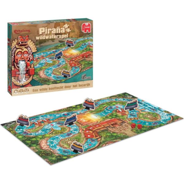 Jumbo Efteling Ganzenbord Piraña Wildwaterspel - Afbeelding 2