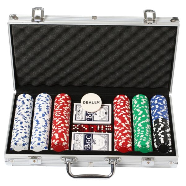 Poker Set in Aluminium Koffer - Afbeelding 2