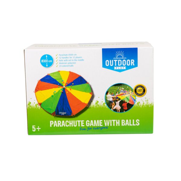 Outdoor Play Parachutedoek met Ballen - Afbeelding 7