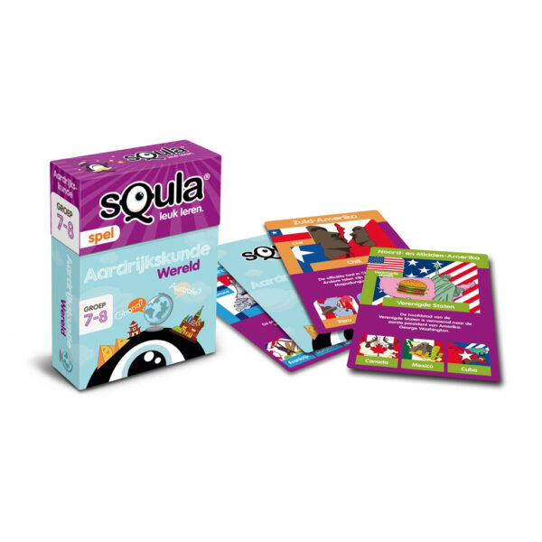 Identity Games Spel Squla Aardrijkskunde Kaartspel - Afbeelding 2