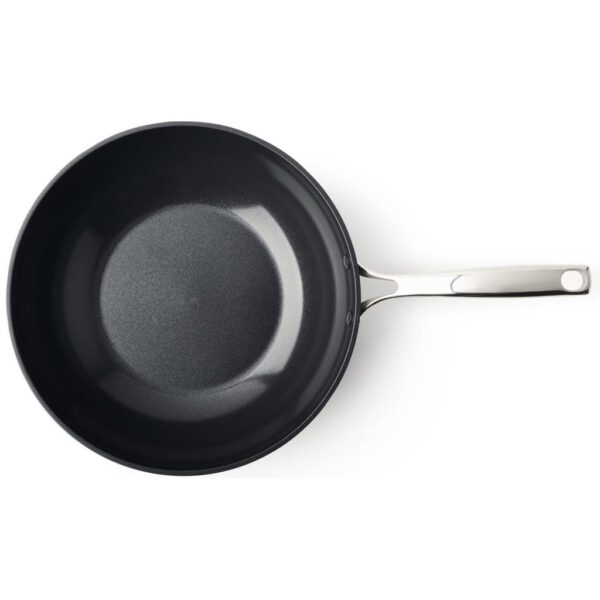 BK Superior Ceramic Wokpan 30 cm Zwart - Afbeelding 2