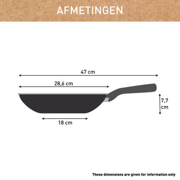 Tefal C42419 Renew+ Keramische Wokpan 28 cm - Afbeelding 2