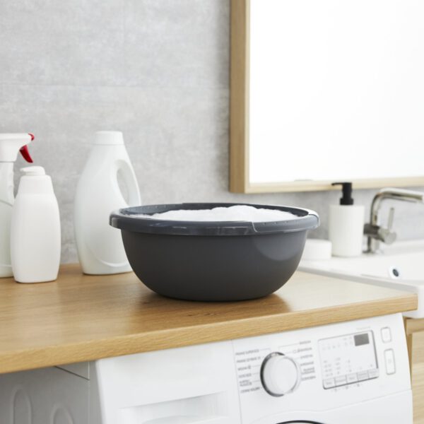 Rotho Daily Afwasteil Rond 34x13.5 cm 6L Antraciet - Afbeelding 2