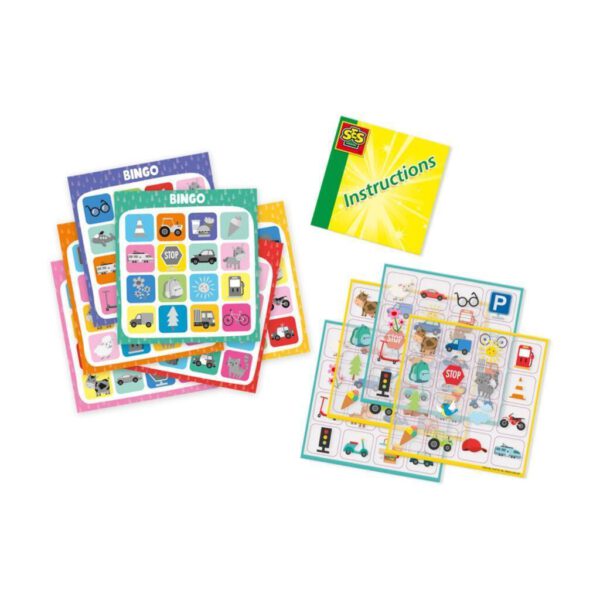 SES Creative Reisspel Raamsticker Bingo - Afbeelding 2