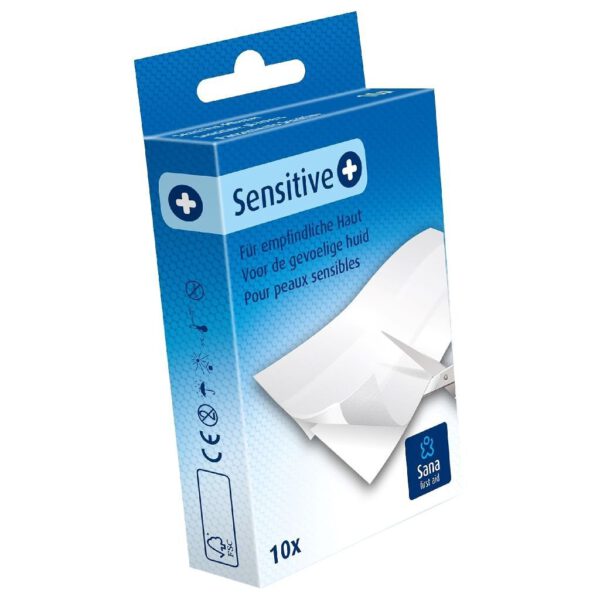 Sana First Aid Sensitive Pleisterstrips 10 Stuks - Afbeelding 3