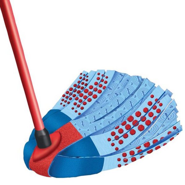 Vileda Supermocio 3Action Mop Rood/Blauw - Afbeelding 2