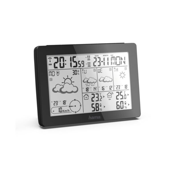 Hama Weersvoorspelling-centrum Meteotime Zwart - Afbeelding 2