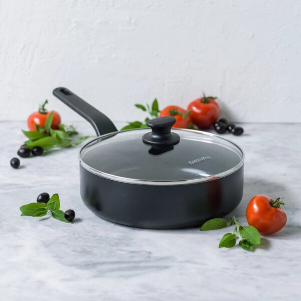 GreenPan Essence Hapjespan 24 cm Zwart - Afbeelding 2