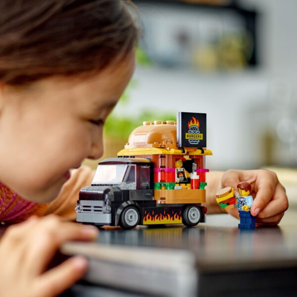 Lego City 60404 Hamburgertruck - Afbeelding 4