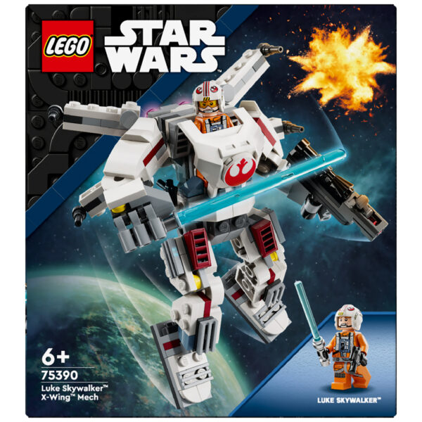 Lego 75390 Star Wars Luke Skywalker X-Wing Mecha - Afbeelding 6