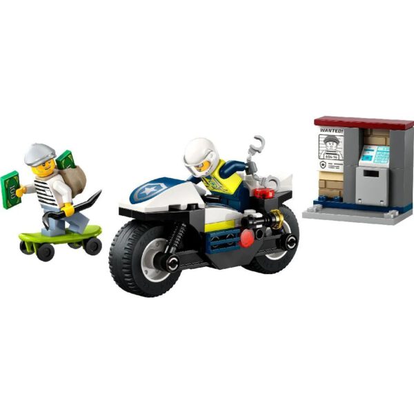 Lego City 60455 Achtervolging op Politiemotor - Afbeelding 2