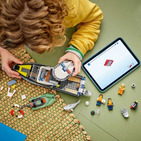 Lego City 60456 Achtervolging met Politieboot - Afbeelding 4