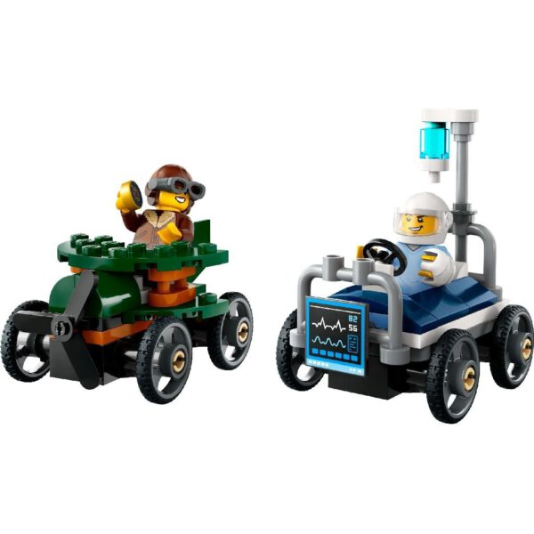 Lego City 60459 Vliegtuig vs Ziekenhuisbed - Afbeelding 2