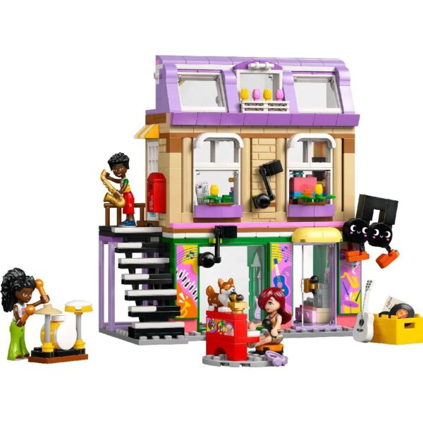 Lego Friends 42653 Muziekwinkel en Appartement - Afbeelding 2