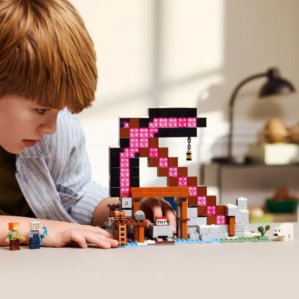 Lego Minecraft 21277 De Pikhouweelmijn - Afbeelding 5