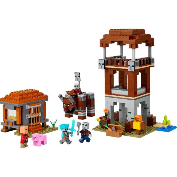 Lego Minecraft 21278 De Plunderaar Buitenpost en Verwoester - Afbeelding 2