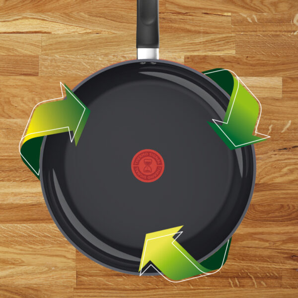Tefal C47604 Change Black Keramische Koekenpan 24 cm Zwart - Afbeelding 4