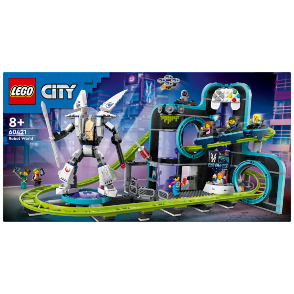 Lego 60421 City Achtbaan In Robotwereld - Afbeelding 4