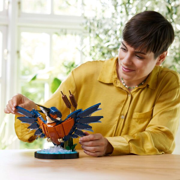 Lego 10331 Icons Fauna Ijsvogel - Afbeelding 3