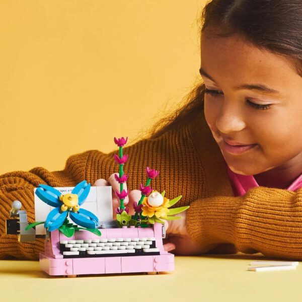 Lego Creator 31169 Typemachine met Bloemen - Afbeelding 5
