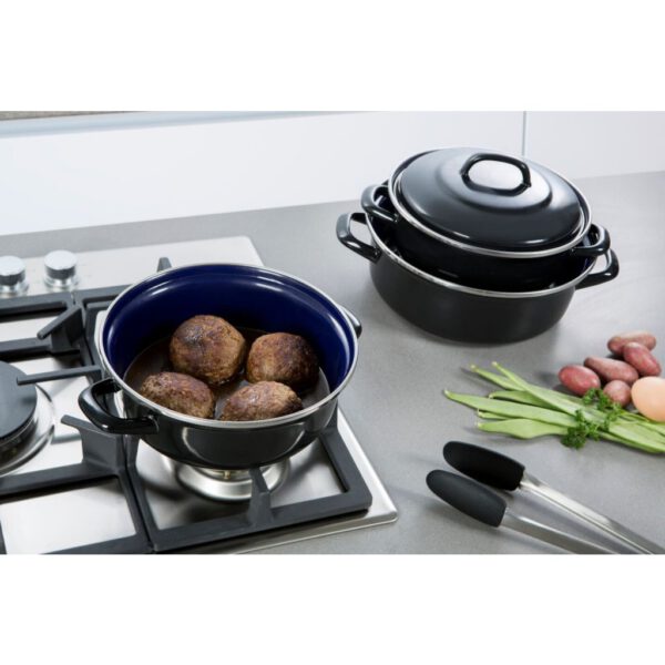 BK Fortalit Braadpan 28 cm Zwart - Afbeelding 3