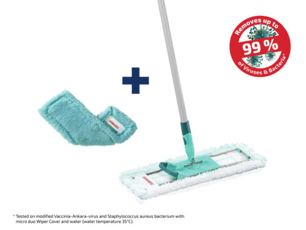 Leifheit 55169 Profi Vloerwisser XL 42 cm met Aluminiumsteel 140 cm Micro Duo + Static Plus - Afbeelding 3