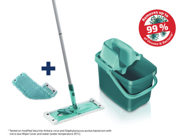 Leifheit 55379 Combi Clean Vloerwisser M 33 cm Compleet Systeem Micro Duo + Static Plus - Afbeelding 3