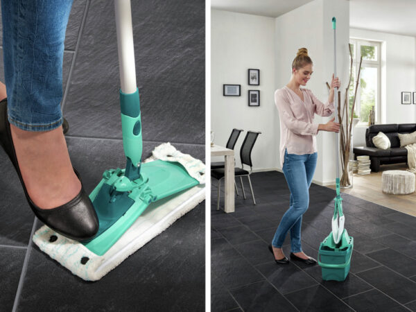 Leifheit 55379 Combi Clean Vloerwisser M 33 cm Compleet Systeem Micro Duo + Static Plus - Afbeelding 5