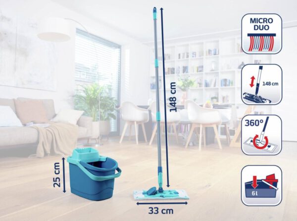 Leifheit 55510 Powerclean Vloerwisser M Set - Afbeelding 4