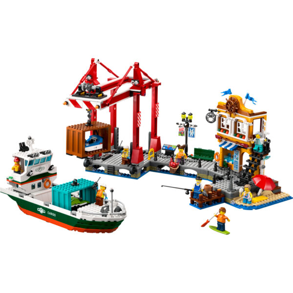 Lego 60422 City Haven Met Vrachtschip - Afbeelding 2
