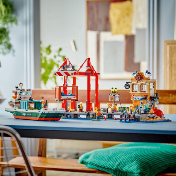 Lego 60422 City Haven Met Vrachtschip - Afbeelding 5