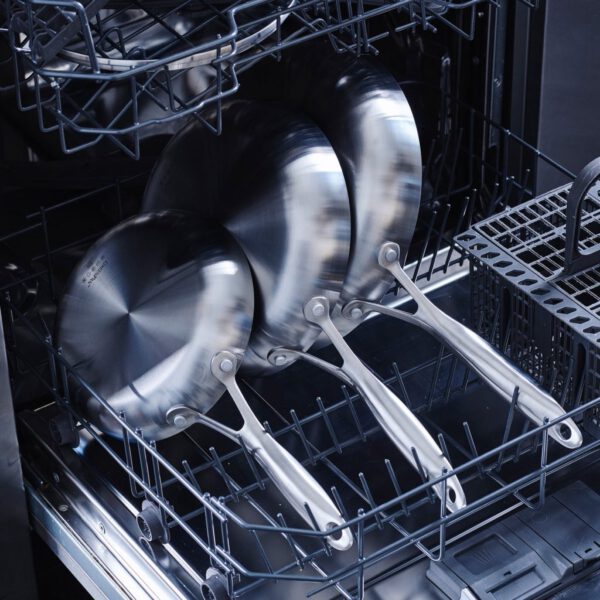 GreenPan Geneva Koekenpan 28 cm RVS/Zwart - Afbeelding 3